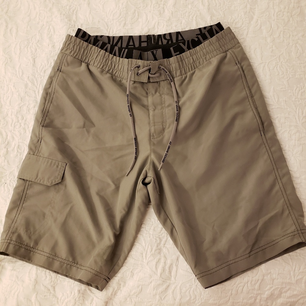 Armani Exchange Mens Swim Trunks